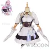 Game Hkai Impact 3 Elysia Cosplay Costume The Moth, która goni Flames Sexy Maid Attire Wig Shoes Woman Kawaii Karnawał Suit n0ko#