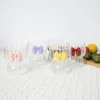 Verres à vin, thé aux fruits, limonade, verres transparents pour café, nœud papillon, mignon, jus, eau de Bar à Cocktail