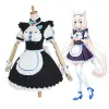 anime nekopara çikolata vanilya cosplay kostüm hizmetçisi dr lolita dr sevimli kedi neko kızlar kadın kostüm halen gösterisi kıyafet n08m#