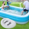 Bathtubs Portable Inflatable Foot Basin Convenient Foot Soaking Bath for Pool Beach Camping Ideal for Home Spa Treatment
