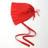 medieval Servant Red Bnet Hat Sun Hat Lace Ruffled Fringe Red Maid Hat 59ZE#