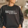 Dames Hoodies Sweatshirts Baseball Mama Sweathirts Mom Shirt Moederdag Trui Liefde Design Dames Grafisch Sweatshirt 24328