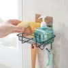 Hooks Wall Organizer Kitchen Hanging Sponge Rag Holder Draining Rack Bathroom Puch Free Soap