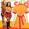 S M L XL 2 BROKE GIRLS COSPLAY DR COSTUMES FOR HALEN GIRL PARTY WEAR MAX CAROLINE WATER MAID DR COS with APR M24E＃