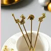 Coffee Scoops 1/2PCS Creative Dinnerware 304 Stainless Steel Cutlery Gift Stirring Spoon Dessert Cartoon Animal