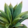 Dekoratif Çiçekler Succulents Bitkiler Yapay Aloe Bitki Büyük Sahte Olmayan Premium Crafting DIY yeşillik dekoru kapalı dış mekan için