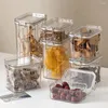 Storage Bottles Sealed Food Jars Sugar Capacity Jar Set For Kitchen Cereals Fridge Fruit