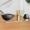 Tealware Sets 4pcs Japon Matcha Çırpma Seti Tören için Teaspoon Professional