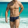 Män badkläder byxor sommar sexiga strand shorts badstammar baddräkt herrar simning boxare trosor 240326