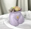 Vases Sports Art Dry Flower Insertion Software Living Room Design Decoration Color Glazed Gold Painted Ceramic INS Vase