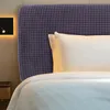Almofada cabeceira slipcover para el casa cabeceiras cobre protetores cama tecido elástico confortável branco