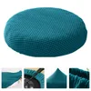 Stoelhoezen ronde ontlasting wasbare stoel deksel kussen kussen slipcover elastische banden houten metalen swivel chaise