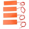 Tapis chauffage tampon silicone pour plantes industrielles couverture orange 20W 12V 4pcs caoutchouc haute qualité