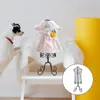 Dog Apparel Hangers Mannequin Metal Wire Frame Dress Forms Sewing Form Black Clothes