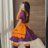 s - 3XL 4XL 5XL Mujeres Bat Vampire Halen Disfraces Maid Dr Cosplay Naranja Calabaza Disfraz de Lolita Dr Party Maid Trajes V8fC #