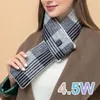 Bandanas USB Charging Warm Heated Scarf Cold-Proof Neck Heating Pad 3 Levels Thermal Wrap Warmer For Climbing Hiking Cycling