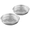 Double chaudières 2 PCS Panier de riz cuit à vapeur accessoire accessoire à vapeur à vapeur en acier inoxydable Pot de légumes pour la cuisson à la vapeur