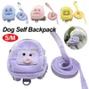 Vêtements de chien Mode Portable Fournitures de chat Pet Snack Sac Traction Corde Knapsack Self Sac à dos