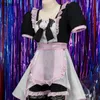 sweet Lolita Party Dr Women Gothic Maid Cosplay Costumes Sexy Little Bat Devil Halen Nightdr Role Play Uniform Sets u1Br#