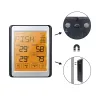 Meters Digitale thermometer Keuken Voedsel BBQ Baker Temperatuurmeter Monitor met twee temperatuursonde Timer Alarmfunctie