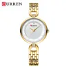 Curren/Karien 9052 Fashion Waterproof Quartz Set med Rhinestone Business Women's Watch