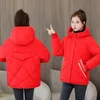 nuovo 2022 Parka da donna Cappotto invernale con cappuccio coreano Fi Corto verso il basso Cott Cappotto per donna Casual Parka Donna Cott Jacke g7yw #