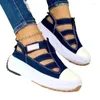 Buty zwykłe 22SS Kobiety Sneakers Sandals Sandals Klinowania dla kobiety otwartego palca