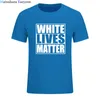 white Lives Matter Black Lives Matter Funny T-shirts Cool Designs Graphic T Shirt 100% Cott Camisas Summer men T-Shirt Tops k4mj#