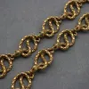 Conjunto de broche de pulsera de animal clásico para mujer, brazaletes de esmalte antiguos, joyería egipcia Vintage 240320