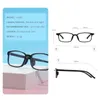 Garçons rectangulaires lunettes légères cadre filles TR90 lunettes à jante complète flexibles pour myopie presbytie lentilles de prescription 240313