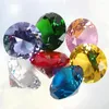 Vasi da 100 pezzi Simulazione Diamante Acrilico Ornamento colorato Vaso in cristallo trasparente Tavolo da pranzo