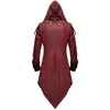 2024 Gothic Assassin Cosplay middeleeuwse man streetwear jassen met capuchon uitloper kostuum Edd Assassins Creed Halen kostuum 548 L7dI #