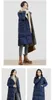Kvinnor White Duck Down Loose LG Jacket med huva Autumn Winter Outwear Casual Over Size Casual Coat Korean Style 2023 Ny B131 U5XM#