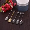 Spoons Crystal Head Pattern Vintage Tea Spoon Coffee Scoops Carved Design Festival Party