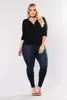 Jeans grande taille pour femmes taille haute Stretch Slim Skinny Denim crayon pantalon mode pantalon décontracté vêtements L-5XL 240314