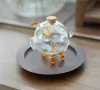 Jars Modern Simple Cute Piglet Storage Bottle Transparent Piglet Deposit Sealed Cans Gold Ingot Melon Setty Storage Bottle Decoration