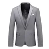 Parklees Mens Classic White Jacket Blazer Busin Casual Solid One Butt Suit Blazer Slim Fit Party Wedding Grooms Costume 6XL D6vS #