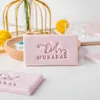 Bakformar islamisk eid fondant kex mögel mubarak engelska bokstäver prägling stämpel efterrätt kaka dekoration akryl bakverk cookie cutter