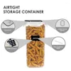 Opslagflessen 7 stuks pot luchtdichte containers container met deksel
