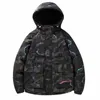 2024 Inverno dos homens Novo Estilo Militar Camoue Down Jacket Curto Frio Protecti Espessamento Com Capuz Jaqueta Quente Y0QQ #