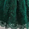 Vestiti per bambina con fiocco senza schienale per la festa di compleanno da 1 a 5 anni Fiore ricamato Elegante abito di lusso Abiti da bambino per bambini 240323