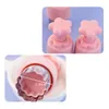 Bakgereedschap 8 stuks Bloem Reliëf Wonton Baby Hand Cookie Mallen Pocket Pie Press Mold Fall Maker Deeg Voor