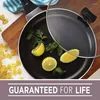 Accueil Farberware Cuisinière/Sauteuse Jumbo Antiadhésive Passe Au Lave-Vaisselle Avec Poignée D'assistance - 6 Quart USA