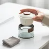 TeAware Set Tapot ve Çay Bardağı Seti Kiti 1 Kase 3 Bardak Ev Yapımı Dış Mekan Taşınabilir Çanta Çince