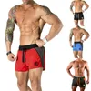 us Men Swim Sport Quick Dry Strg Fitted Shorts Bodybuilding Workout Gym Running Summer Beach Shorts Black Red Green Blue M-2XL R92B#