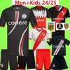 River Plate Soccer Jerseys Third 2024 2025 Men Set Kids Kit 23 24 25 Camiseta de Futbol de la Cruz Beltran Borja Solari Simon Colidio voetbalshirt T Fans
