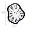 Wall Clocks Creative Melting Clock Maximalist Interior For Table Home Desk