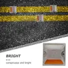 Dekoracje ogrodowe 2PCS Road Reflektory Street Pavement Stument Markery Podjazdy Podjazdy dla autostrad chodniki