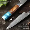 Jassen Xituo 19pc Highquality Damascus Keukenmes 67 Lagen Japanse Damascus Staal Scherp Mes Koksmes Gift Mes set