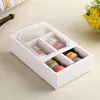 Geschenkverpackung 10pcs Macaron Box Food Grade Papier Kinder bevorzugt Kuchen mit Fenster Macaroon Packing Desserthalter Party Vorräte